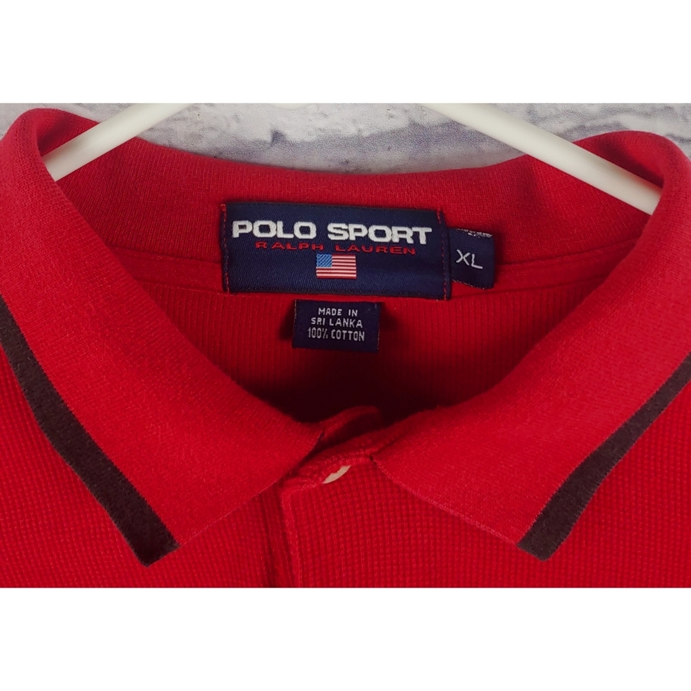 Vintage Polo Sport Longsleeve Polo, Size XL - Picture 11 of 11